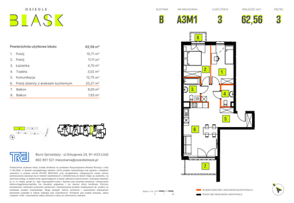 Mieszkanie w inwestycji: Osiedle BLASK - Etap I