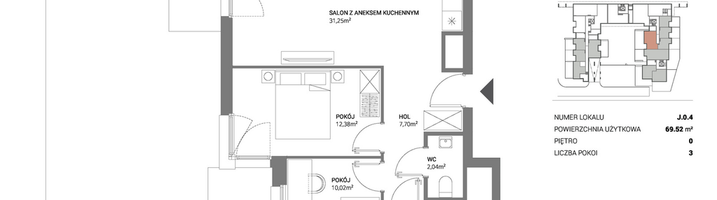 Mieszkanie w inwestycji: Łopuszańska 47 - etap 3