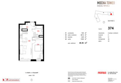 Mieszkanie w inwestycji: Osiedle Mocha Tower