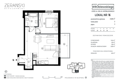 Mieszkanie w inwestycji: Wróblewskiego