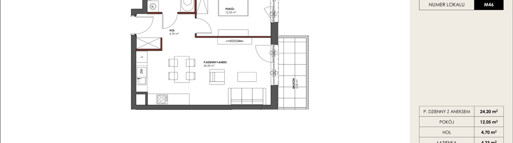 Mieszkanie w inwestycji: Osiedle Senza