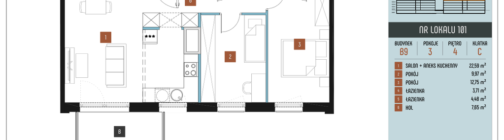 Mieszkanie w inwestycji: Nowa Praga