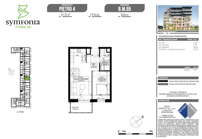Mieszkanie w inwestycji: Symfonia Ptasia 28