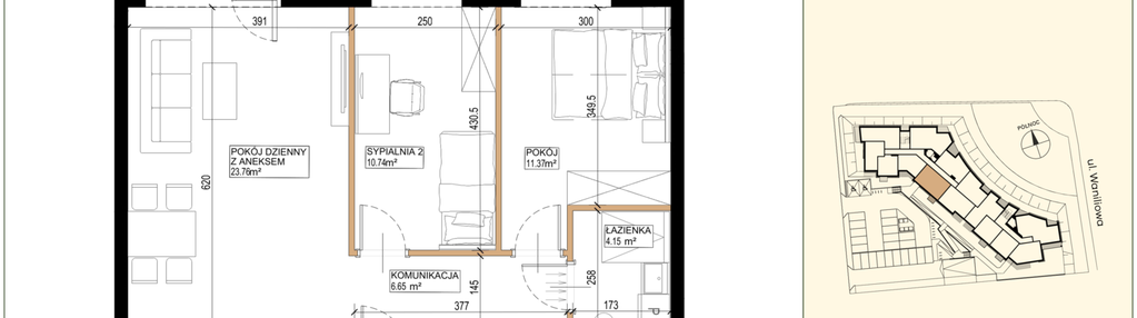 Mieszkanie w inwestycji: Waniliowa