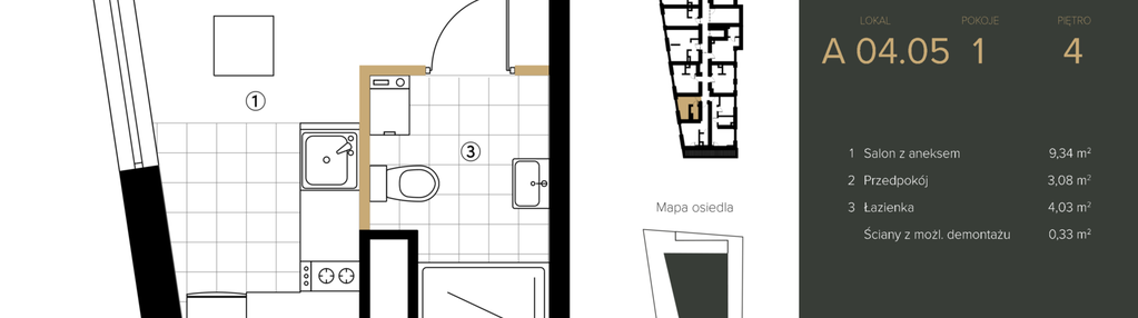 Mieszkanie w inwestycji: 3 lipy