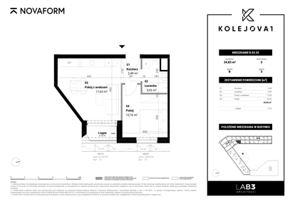 Mieszkanie w inwestycji: Kolejova 1