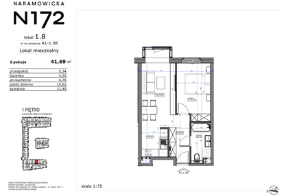 Mieszkanie w inwestycji: Naramowicka 172