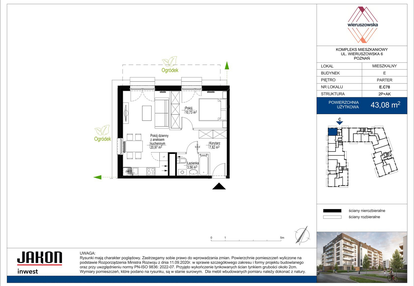 Mieszkanie w inwestycji: Wieruszowska E