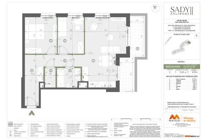 Mieszkanie w inwestycji: Sady Żoliborz II