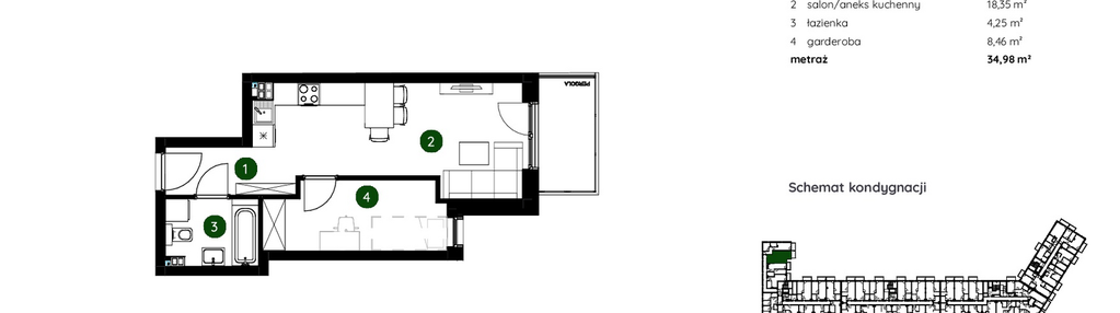 Mieszkanie w inwestycji: Murapol GreenCity bud. 1