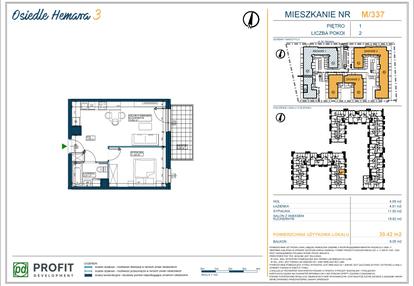 Mieszkanie w inwestycji: Osiedle Hemara - etap III bud. 2 i 3