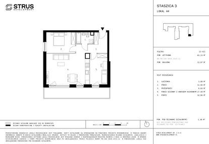 Mieszkanie w inwestycji: Staszica 3