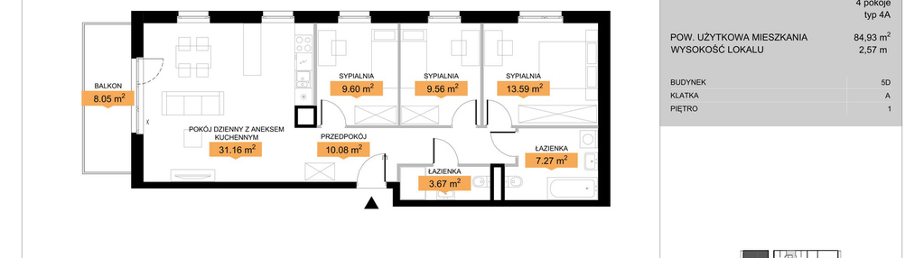 Mieszkanie w inwestycji: Zenit V