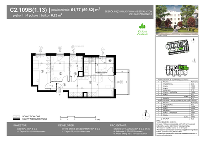 Mieszkanie w inwestycji: Zielone Zamienie VIII