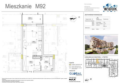 Mieszkanie w inwestycji: Apartamenty Widok Włoszczowa