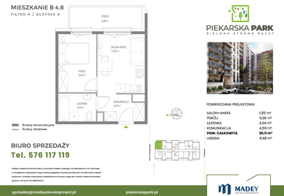 Mieszkanie w inwestycji: Piekarska Park