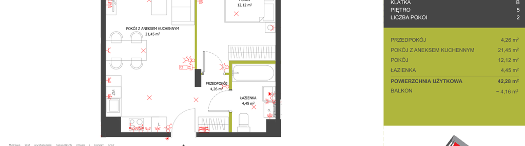 Mieszkanie w inwestycji: Na Wspólnej