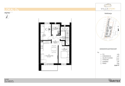 Mieszkanie w inwestycji: Villa Stoki Beskidzka 109