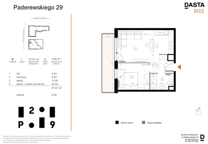 Mieszkanie w inwestycji: Paderewskiego 29