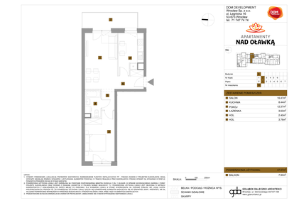 Mieszkanie w inwestycji: Apartamenty nad Oławką etap II