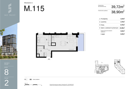 Mieszkanie w inwestycji: Sky Trust etap II