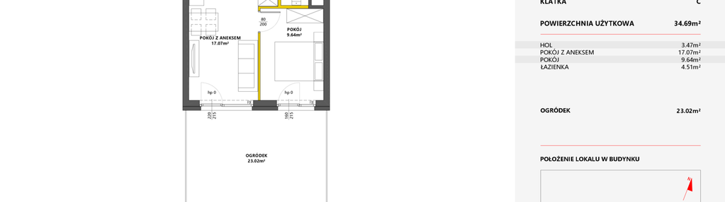 Mieszkanie w inwestycji: Metro Art 13