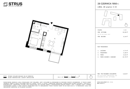 Mieszkanie w inwestycji: 28 czerwca 1956 r.