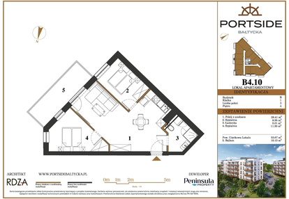 Mieszkanie w inwestycji: Portside Bałtycka