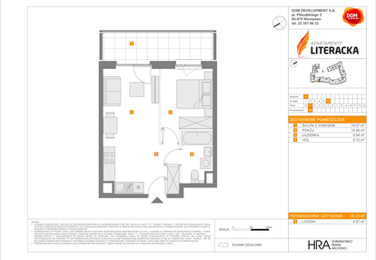 Mieszkanie w inwestycji: Apartamenty Literacka etap 2.2