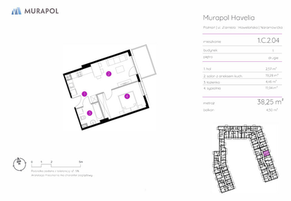 Mieszkanie w inwestycji: Murapol Havelia