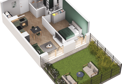 Mieszkanie w inwestycji: Mieszkaj w mieście - Ogrody Glogera