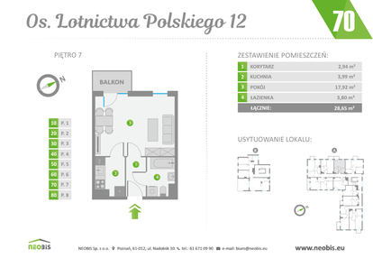 Mieszkanie w inwestycji: Os. Lotnictwa Polskiego 12