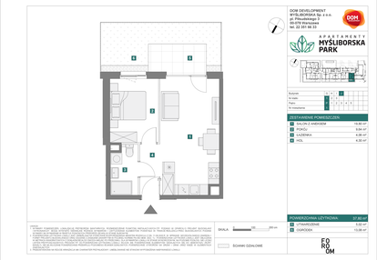Mieszkanie w inwestycji: Apartamenty Myśliborska Park