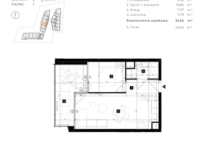 Mieszkanie w inwestycji: Cisha Apartamenty Dziwnów