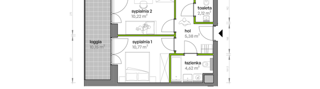 Mieszkanie w inwestycji: Ptasia Vita