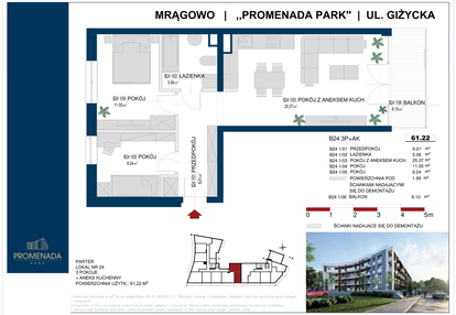 Mieszkanie w inwestycji: Promenada Park