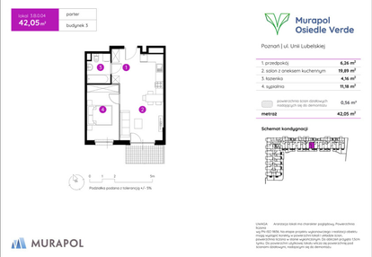 Mieszkanie w inwestycji: Murapol Osiedle Verde bud. 3