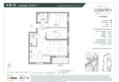 Mieszkanie w inwestycji: Villa Jaśkowa Dolina etap II