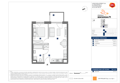 Mieszkanie w inwestycji: Osiedle Bokserska 71 etap II