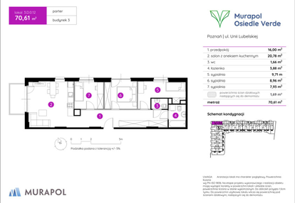 Mieszkanie w inwestycji: Murapol Osiedle Verde bud. 3