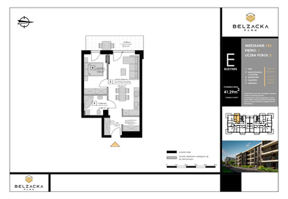 Mieszkanie w inwestycji: Belzacka Park etap III