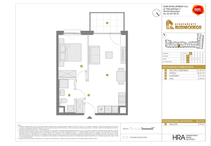 Mieszkanie w inwestycji: Apartamenty Rudnickiego