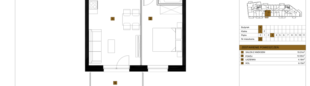 Mieszkanie w inwestycji: Apartamenty nad Oławką