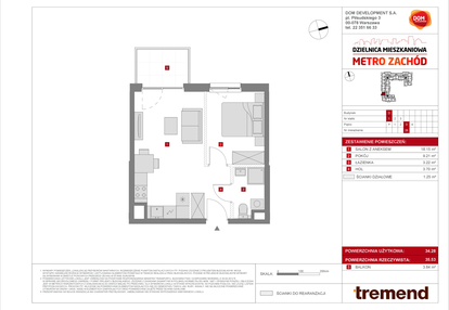 Mieszkanie w inwestycji: Dzielnica Mieszkaniowa Metro Zachód - etap 8.2