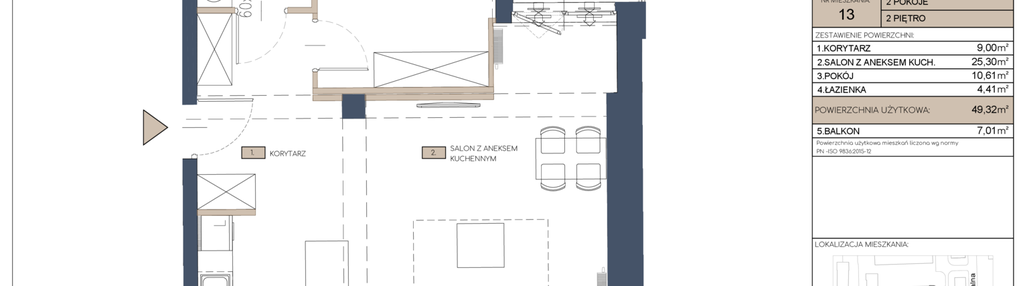 Mieszkanie w inwestycji: Apartamenty Jana Pawła 34