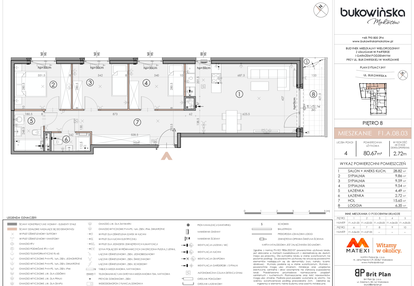 Mieszkanie w inwestycji: Bukowińska Mokotów