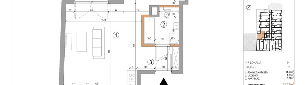 Mieszkanie w inwestycji: 5th Avenue Apartments