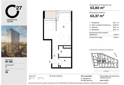 Mieszkanie w inwestycji: O27 Apartamenty Opolska