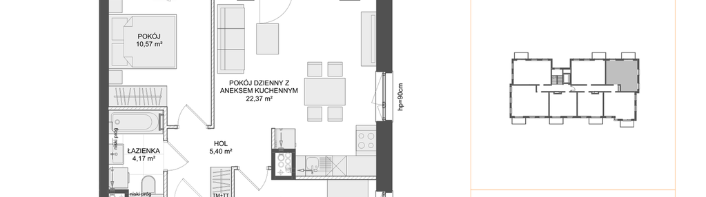 Mieszkanie w inwestycji: Osiedle Przy Błoniach 3 etap III