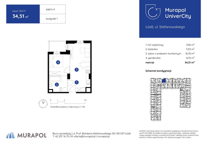 Mieszkanie w inwestycji: Murapol UniverCity